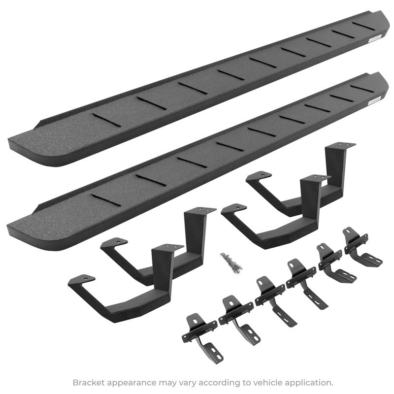 RB10 Running Boards with Mounting Brackets, 2 Pair
