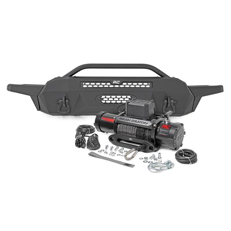 Front Bumper High Clearance 12000-Lb Pro Series Wi