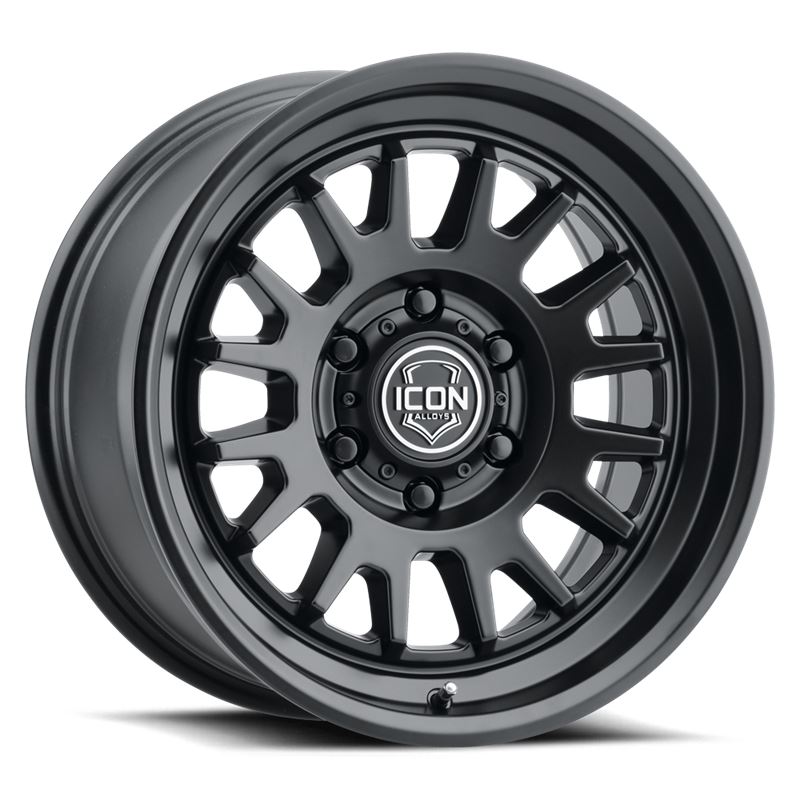 Anza, Satin Black, 17 x 8.5 / 6 x 5.5, 0mm Offset,