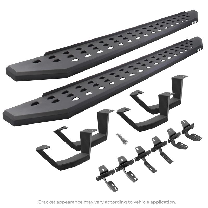 RB20 Running Boards with Mounting Brackets, 2 Pair