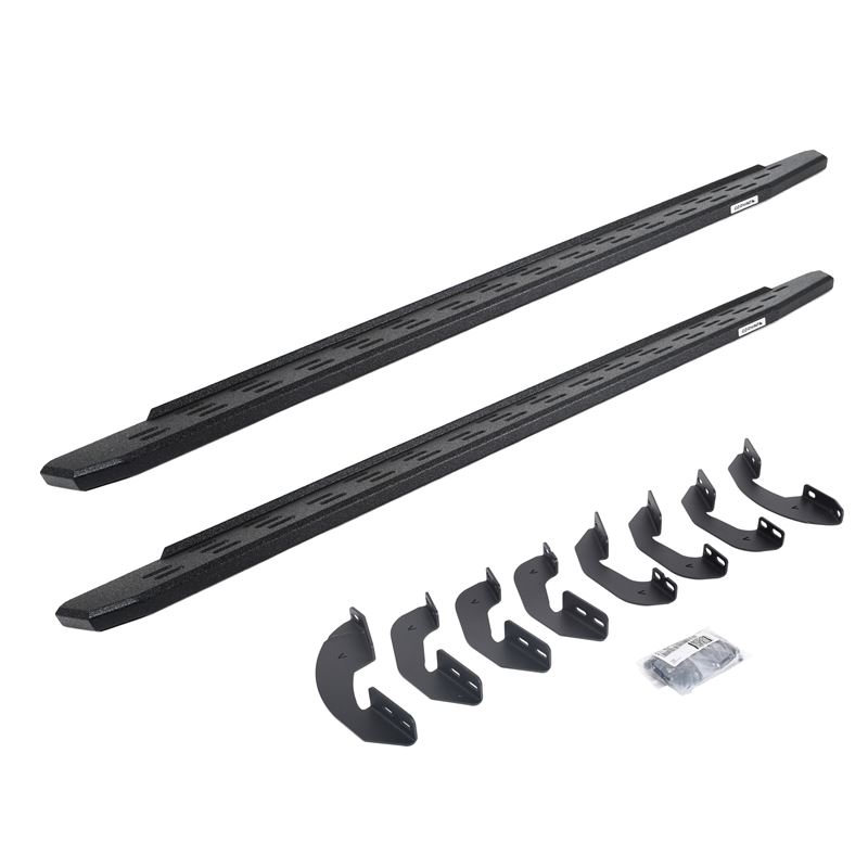 RB30 Running Boards with Mounting Bracket Kit - Cr