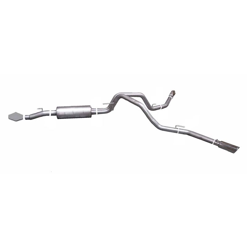 Cat Back Dual Extreme Exhaust System, Stainless 69