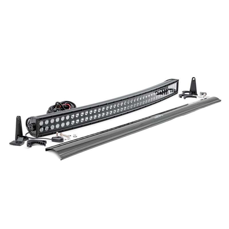 40 Inch Black Series LED Light Bar Curved Dual Row