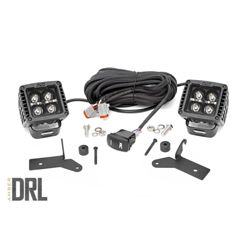 Jeep 2-inch LED Lower Windshield Kit (70052DRLA)