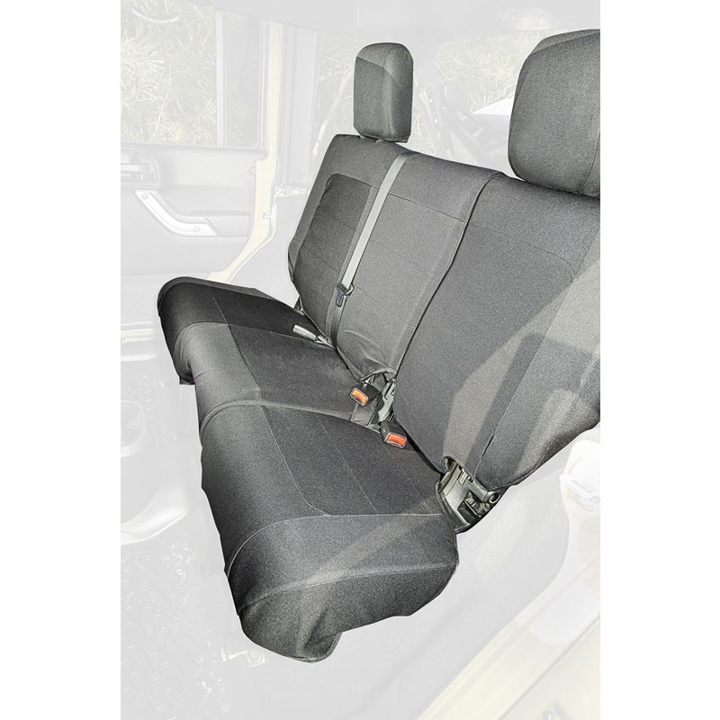 Elite Ballistic Seat Cover, Rear, Black, 4 Door; 0