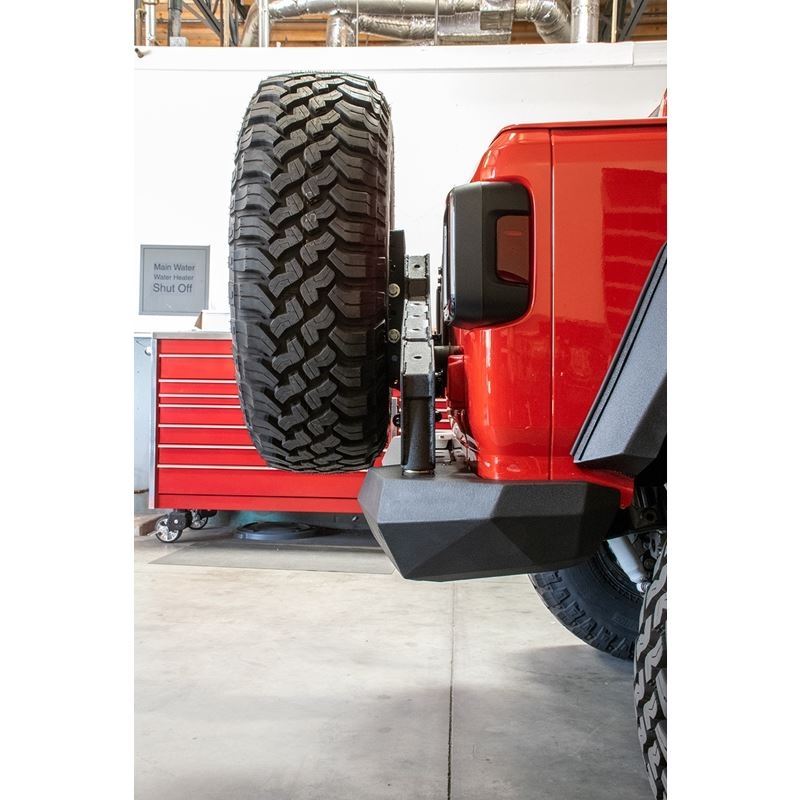 Jeep JL Frame Mounted Tire Carrier with Bumper End