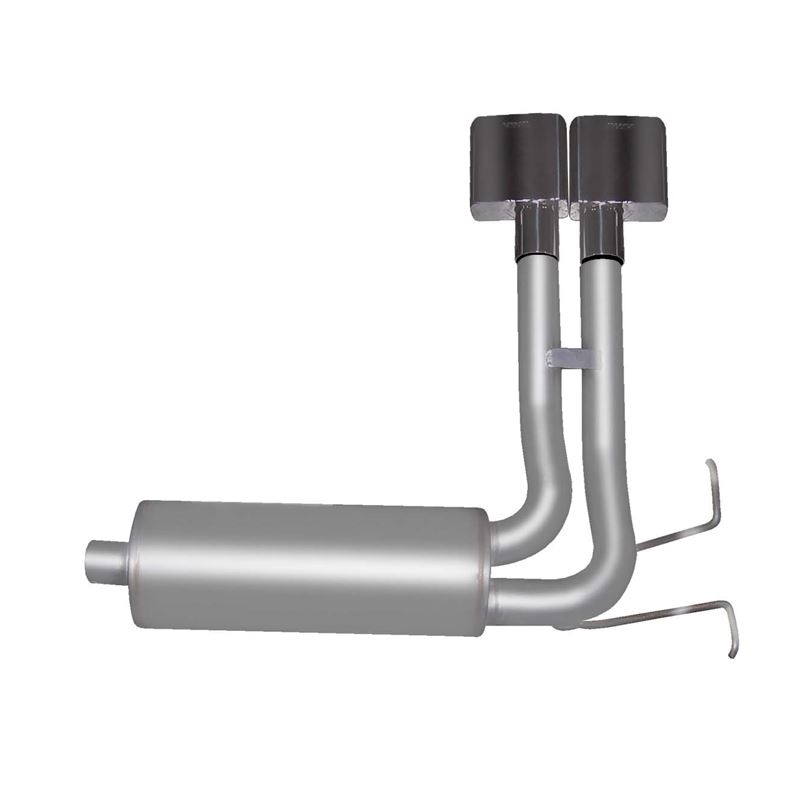Cat Back Super Truck Exhaust System, Stainless 695