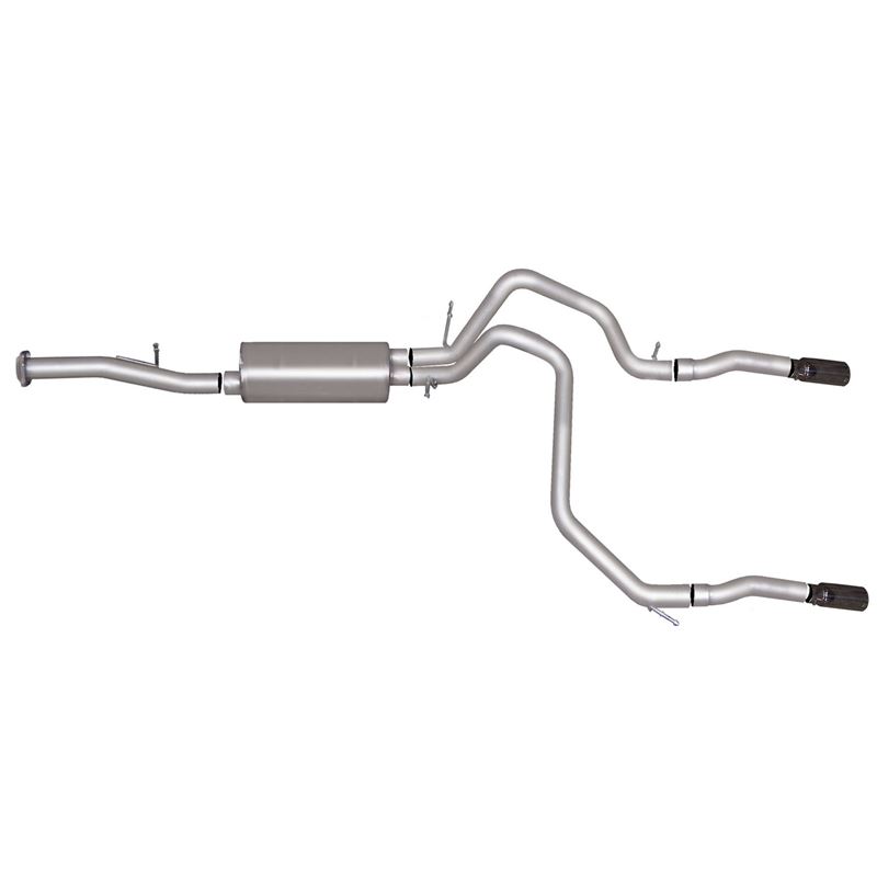 Cat Back Dual Split Exhaust System, Stainless 6568