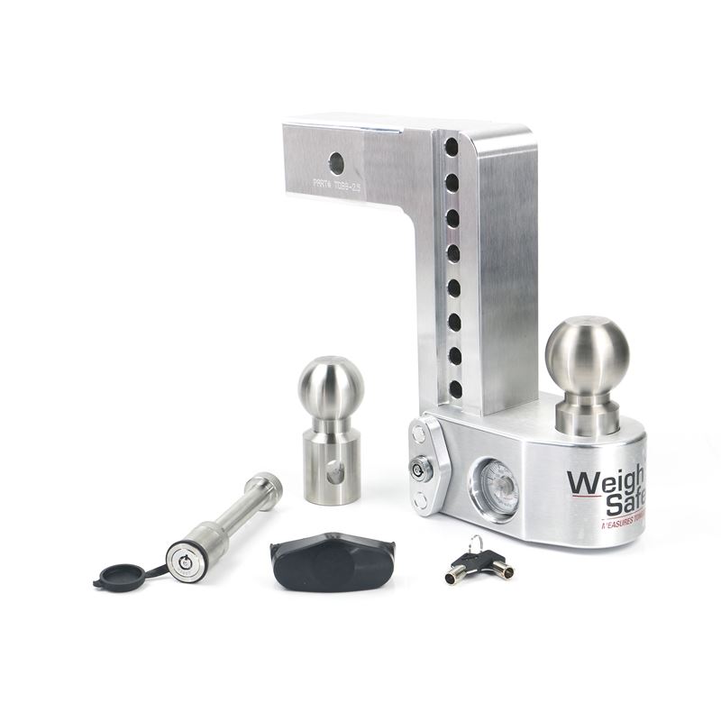 Weigh Safe 8" Drop Hitch with 2.5" Shank