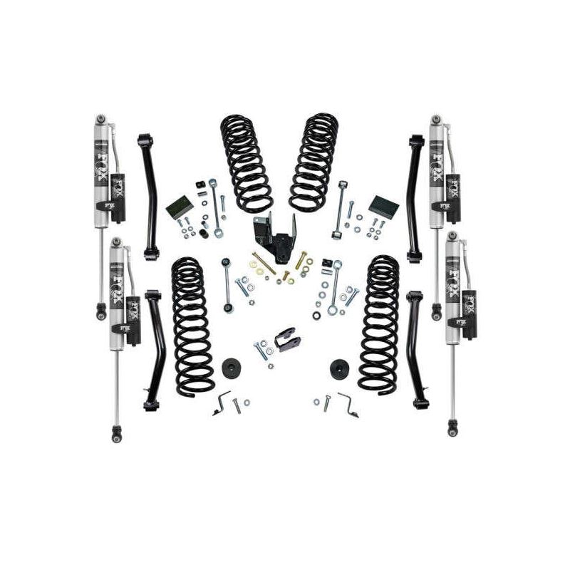 4" Dual Rate Coil Lift Kit w/ Fox 2.0 Res Sho