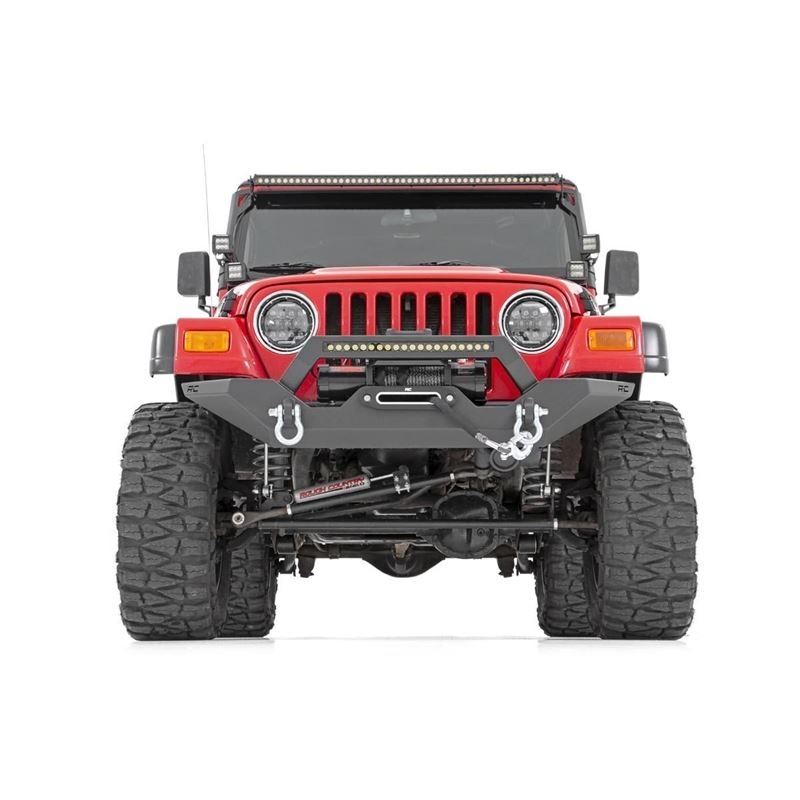 Jeep Full Width Front LED Winch Bumper 87-06 Wrang