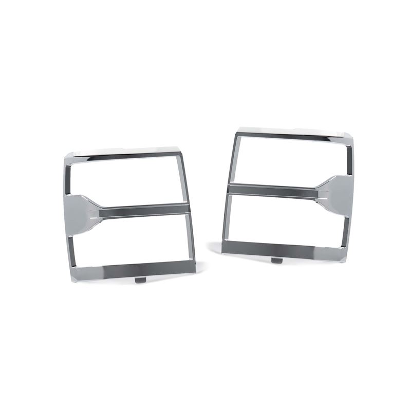 XB Headlight Trim Bezels: LF543 (Pair / Chrome) (L