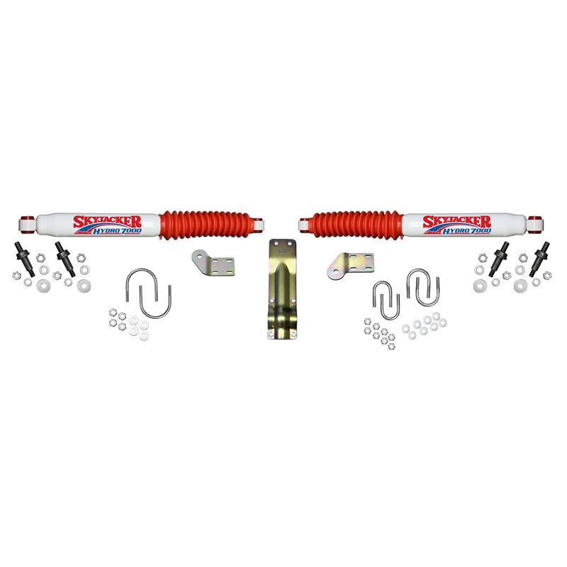 Steering Stabilizer Dual Kit w/3.75 Inch Axle Tube