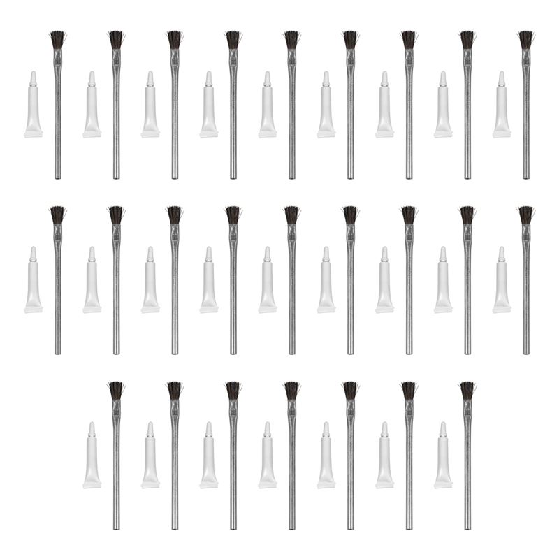 Marking Compound and Application Brush, 25 Pack (Y