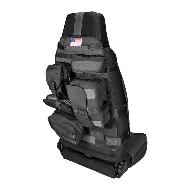 Front Cargo Seat Cover, Black; 76-21 CJ/Wrangler/J