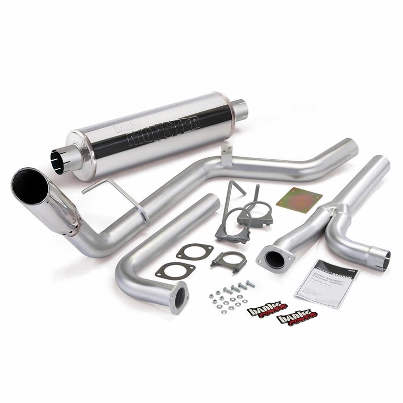 Monster Exhaust System Single Exit Chrome Tip 04-1
