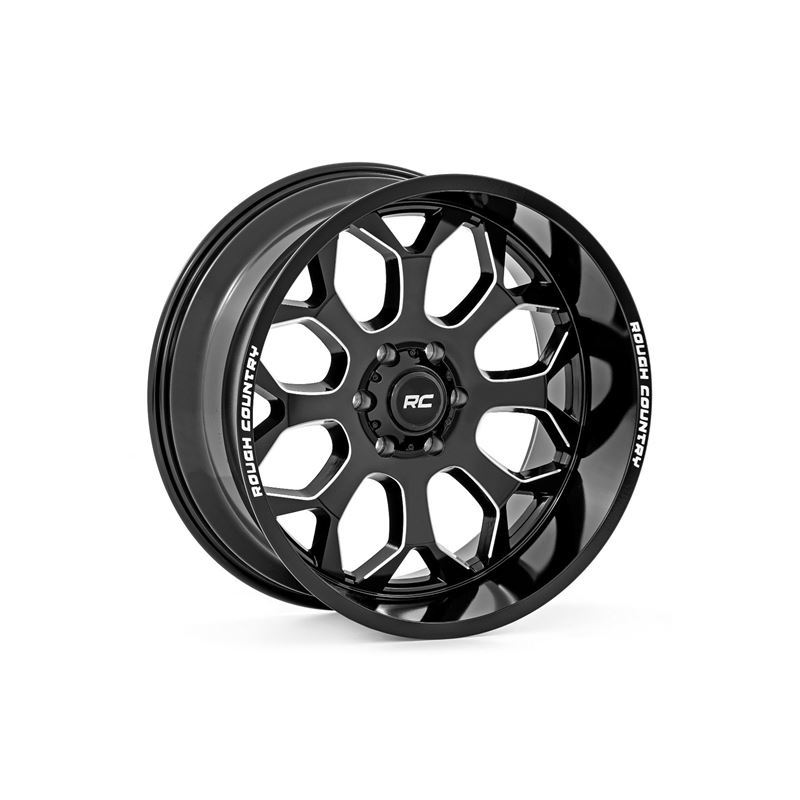 96 Series Wheel One-Piece Gloss Black 22x10 8x180