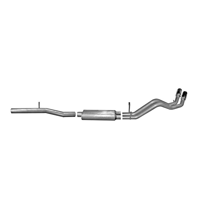 Cat Back Dual Sport Exhaust System, Stainless 6565