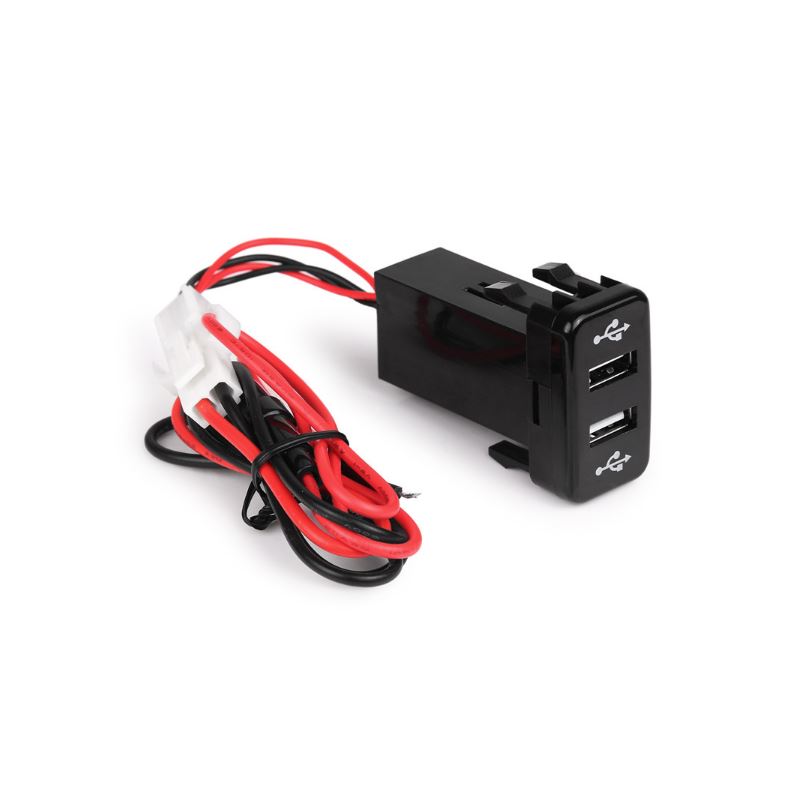 Toyota USB Outlet For OEM Opening on Vehicle (CR37