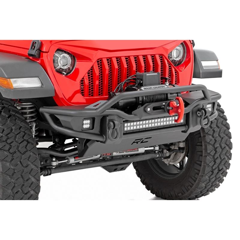 Front Winch Bumper - Tubular - Skid Plate - Jeep G