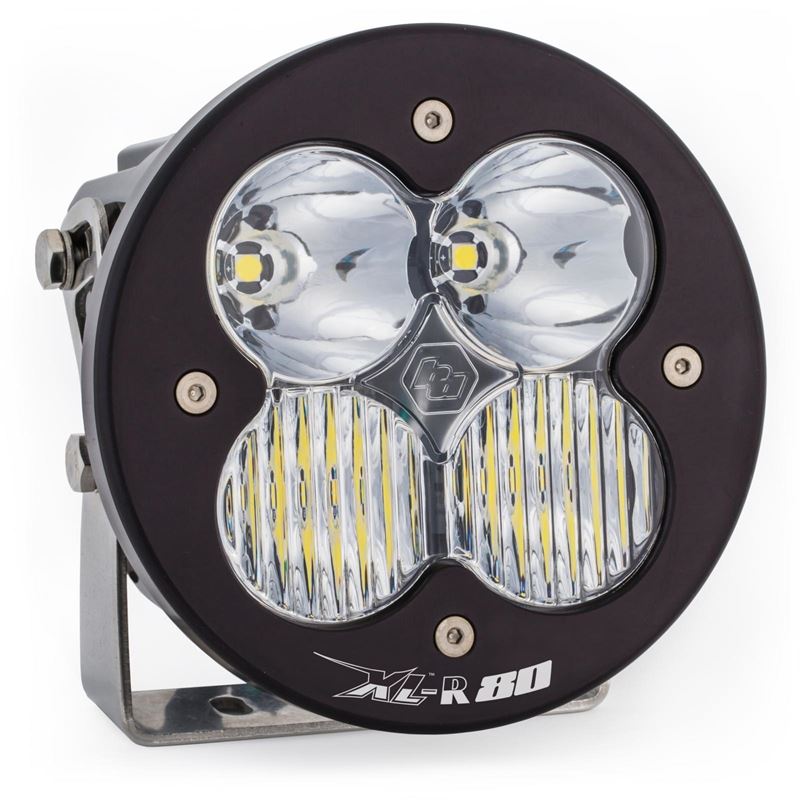 LED Light Pods Clear Lens Spot Each XL R 80 Drivin