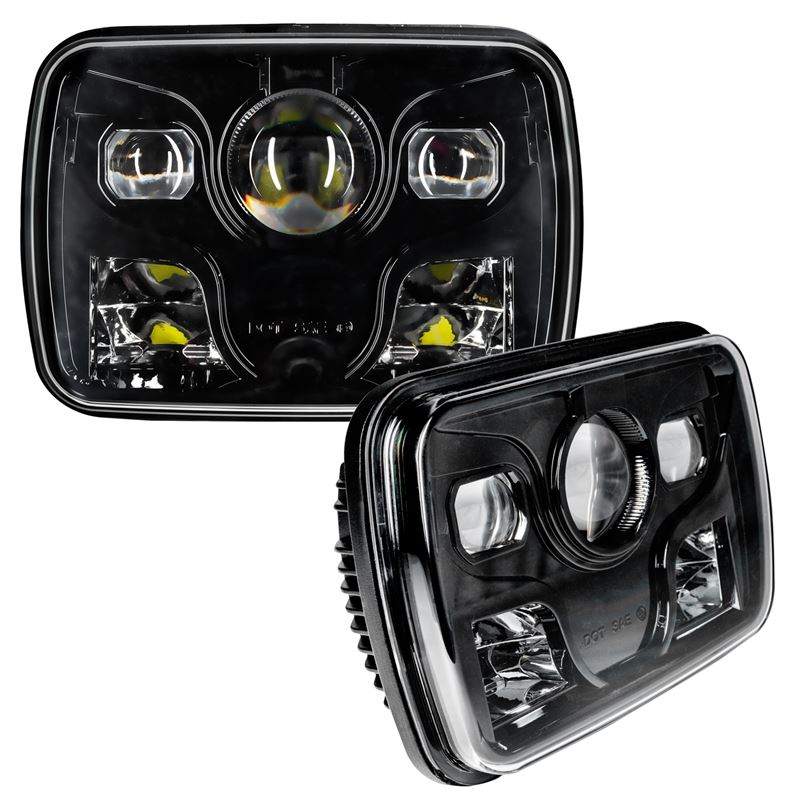 ORACLE 7in.x6in. 40W Replacement LED HeadlightBlac