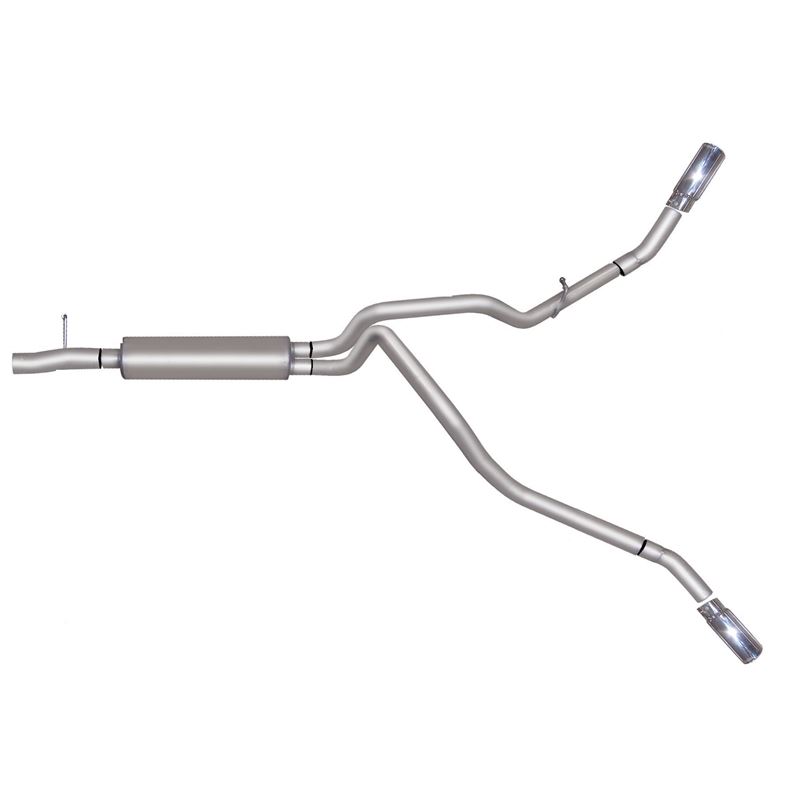 Cat Back Dual Extreme Exhaust System, Stainless 69