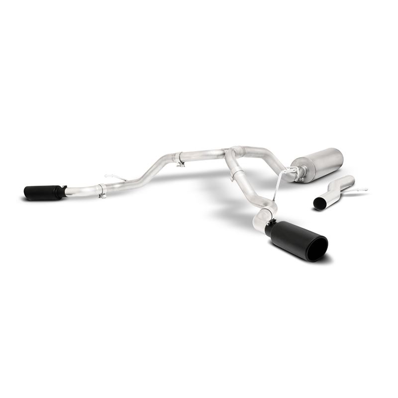 Black Elite Dual Extreme Exhaust System, Stainless
