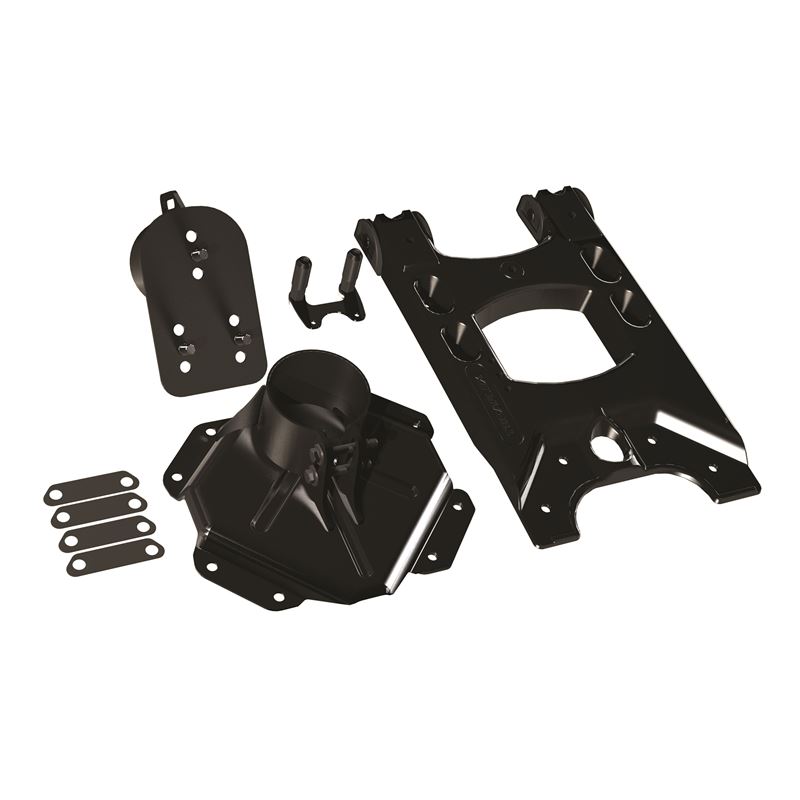 JK HD Hinged Carrier and Adjustable Spare Tire Mou