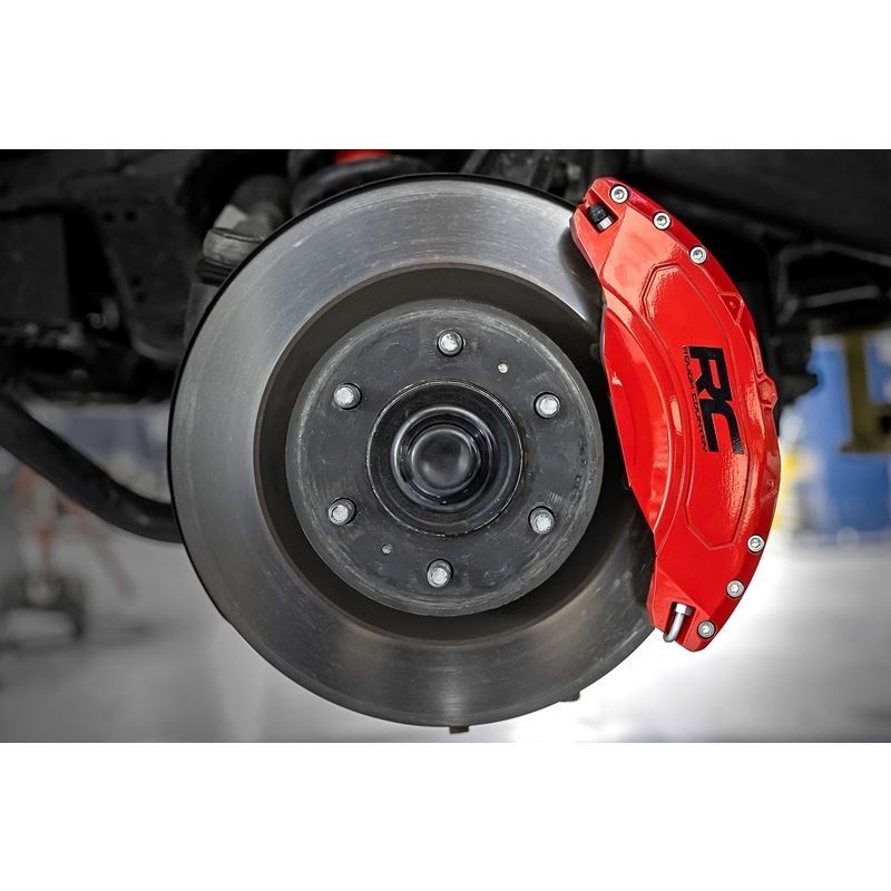 Caliper Covers Front and Rear Red Toyota Tundra 2W