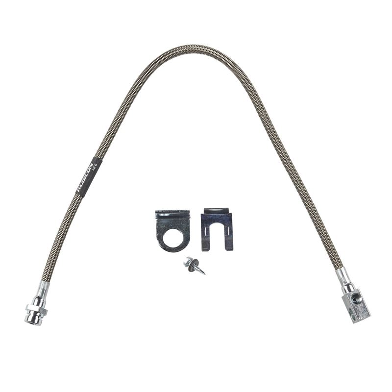 Brake Hose 22 in. Rear Stainless Steel (RE1513)