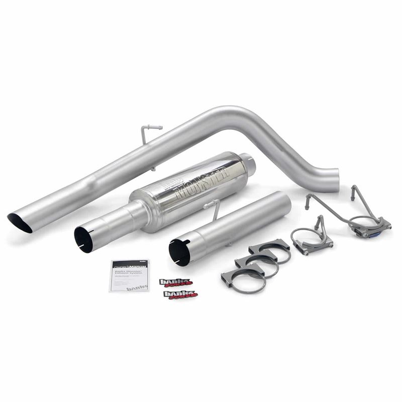 Monster Sport Exhaust, 4-Inch Single Exit
